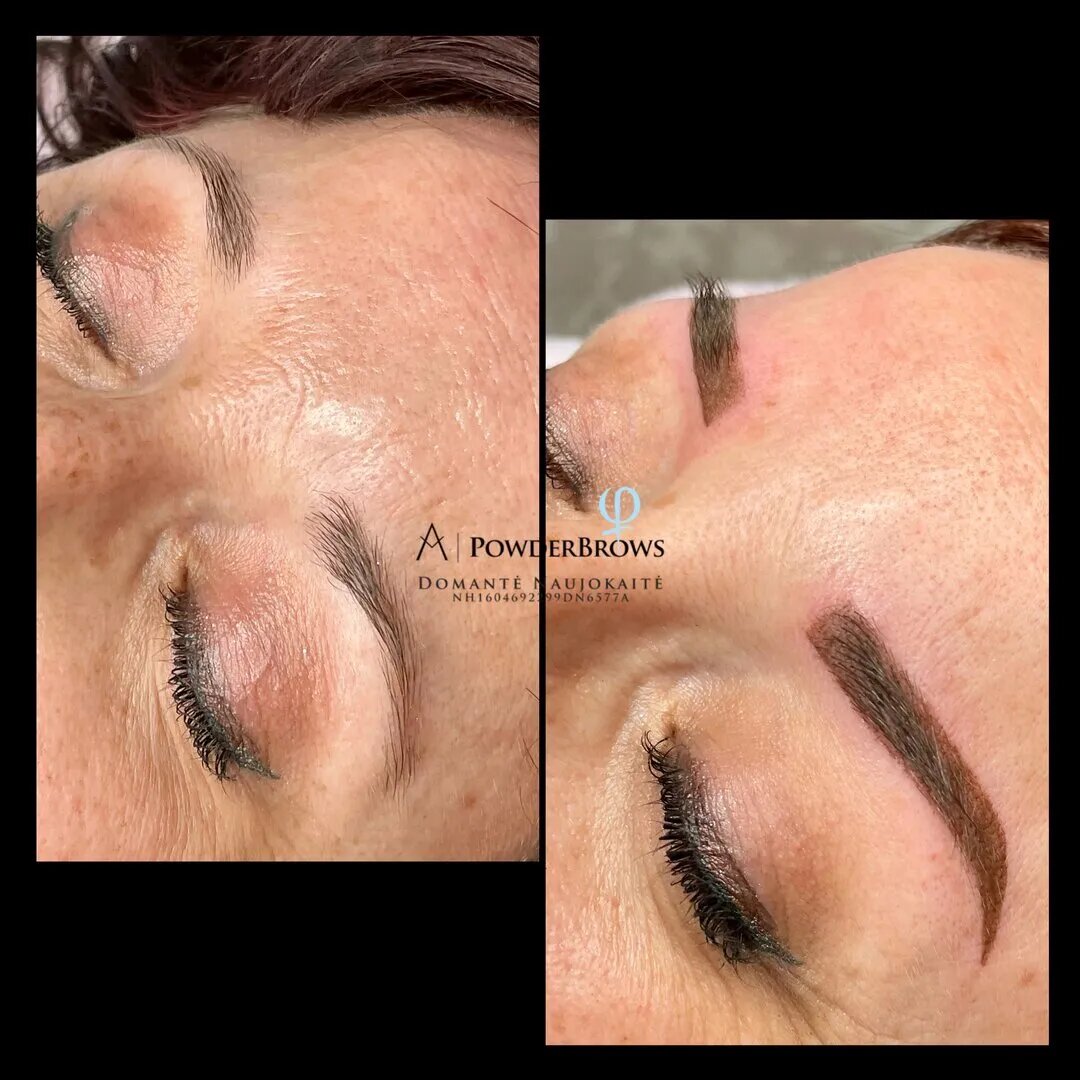 Powderbrows Nachbehandlung